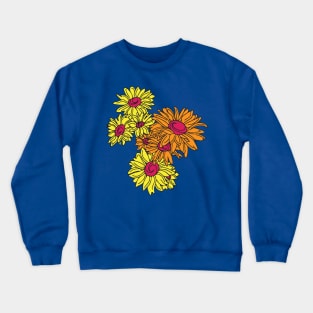 Sunny Flowers Crewneck Sweatshirt